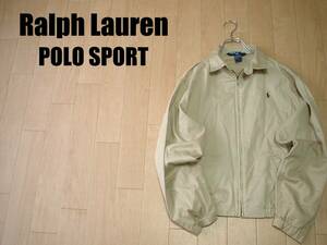 90sビンテージRalph Lauren POLO SPORTスイングトップ正規ラルフローレンポロスポーツハリントンチンストドリズラージャケットG9バラクータ