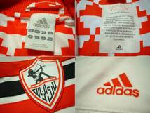 希少adidasアルザマレクZamalek Sporting ClubジャージトップSエジプトリーグ正規アディダスTHE WHITE KNIGHTSトラックジャケットFC_画像3