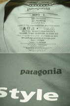 patagoniaフォアランナーシャツSメンズMEN'Sグレー正規23667パタゴニアFA14速乾性ロングスリーブTシャツ長袖スポンサープリントロゴ入り_画像2