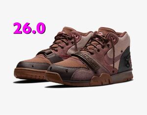 【26.0】Travis Scott Nike Air Trainer 1 SP CUCT.US CORP トラヴィス スコット ナイキ エアトレーナー1 カクタス ジャック