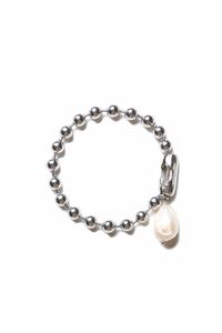 HYPNOTIZE PEARL PENDANT BALL CHAIN BRACELET ブレスレット シルバー サイズM 新品未使用品