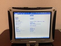 Panasonic 型番 TOUGHBOOK CF-19 タッチパネル 使用時間1490 CPU Intel Core……‥ i5-3610ME CPU2.70GHz _画像2