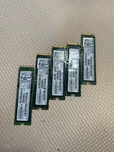 SAMSUNG MZVLB256HAHQ-000H1 PM981 256GB NVMe M.2 5枚セット