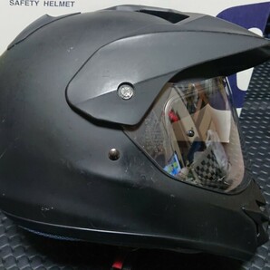 内装状態良好 SHOEI ホーネットDS Lサイズ マットブラック アドベンチャーヘルメット ツーリング ショウエイ の画像7