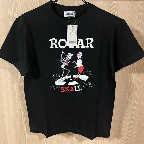 ◆新品未使用タグ付◆ROTAR Tシャツ ブラック　サイズS 定価4500円＋税