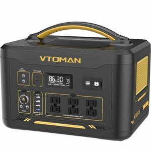 1B03z0O JUMP1000 VTOMAN ポータブル電源 ポータブルバッテリー 1408Wh/ 440000mAh リン酸鉄リチウムイオン電池 