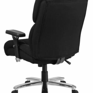 1E10z0O Flash Furniture オフィスチェア ブラック ファブリック シート 幅61cm 耐荷重181kgの画像6