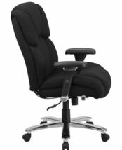 1E10z0O Flash Furniture オフィスチェア ブラック ファブリック シート 幅61cm 耐荷重181kg_画像8