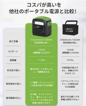 1A05z0O NECESPOW ポータブル電源 ポータブルバッテリー 1280Wh/400000mAh リン酸鉄リチウム電池 AC1200W（瞬間最大2400W）_画像4