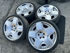 * rare *21 -inch * Lorinser -*RSK6* regular goods * Benz *W222/w221*PCD112*5 hole *9J+38/10J+44* tire & wheel *4 pcs set * prompt decision *