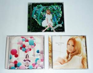 西野カナ CD 3タイトル 「Love Collection～mint～」 「with LOVE」「君って」