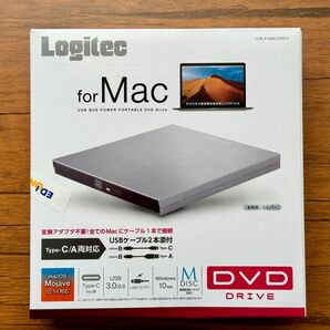 Logitec 外付けDVDドライブ LDR-PVB8U3MSV Mac/Windows用