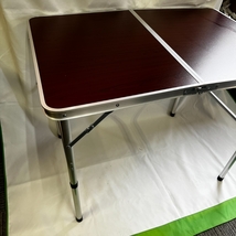 ◆展示品◆アウトドアテーブル 折りたたみ 2WAY 高さ調節 軽量 持ち運び_画像1