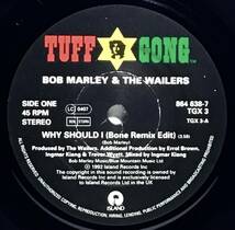 【英7】 BOB MARLEY AND THE WAILERS ボブ・マーリー WHY SHOULD I / EXODUS ( KINDREAD SPIRIT MIX 4つ打ち ) 1992 UK盤 7インチ EP 45_画像4