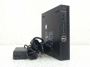 ■※ 【M.2SSD搭載で作業効率が格段にアップ!】 DELL/デル PC OptiPlex 3060 Micro Corei5-8500T/メモリ8GB/SSD256GB/Win11 動作確認