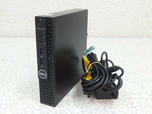 ■※ 【小型で設置場所に困らない!】 DELL/デル デスクトップPC OptiPlex 3060 Micro Corei5-8500T/メモリ8GB/SSD256GB/Win11 動作確認