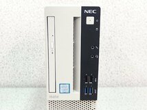 ■※f 【奥行が狭く机に置きやすい!】 NEC デスクトップPC Mate J ML-3 Corei5-8400/メモリ8GB/HDD500GB/DVDマルチ/Win11 動作確認_画像4