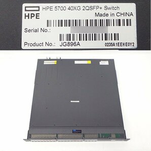 ＃HPE FF 5700-40XG-2QSFP+Switch JG896A L3ボックス型管理スイッチ No.3の画像3