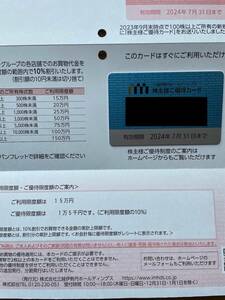 三越伊勢丹株主優待カード　★ご利用限度額１５万円　②