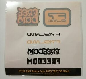 【新品未開封】FTISLAND タトゥーシール TATTOO SEAL　ホンギ