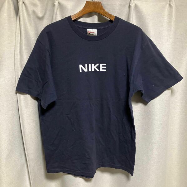 90s nike ロゴTシャツ バックプリント M