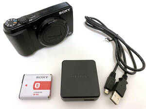 送料無料 SONY Cyber-shot DSC-HX30V ブラック コンパクトデジタルカメラ ソニー サイバーショット 基本動作確認済
