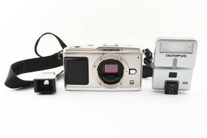 付属品多数！ OLYMPUS PEN SINCE 1959 E-P1 ファインダ VF-1 ストロボ FL-300R デジタルカメラ オリンパス ミラーレス一眼 デジカメ