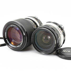 Nikon Nikkor H・C HC auto 3.5 28mm + zoom nikkor c auto 3.5 43-86mm 2090081 ニコン レンズ まとめ セットの画像1