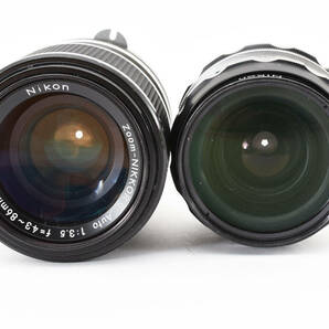 Nikon Nikkor H・C HC auto 3.5 28mm + zoom nikkor c auto 3.5 43-86mm 2090081 ニコン レンズ まとめ セットの画像3