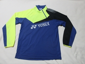 M-861★YONEX(ヨネックス)♪紺x黄緑x黒/ウォームアップ/長袖シャツ(L)★