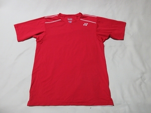 M-899★YONEX(ヨネックス)♪赤x白/半袖Tシャツ(O)★
