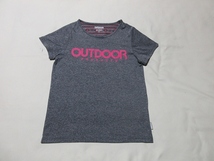 O-185★OUTDOOR(アウトドア)♪グレー/半袖Tシャツ(L)★_画像1