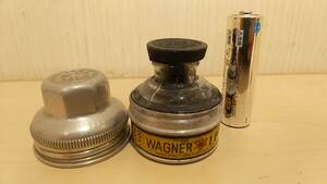 【希少・当時もの】WAGNER INK ワグナーインク ブリューブラック MANUFACTURED BY WAGNER INK 古い古いインク瓶 アンティーク インテリア