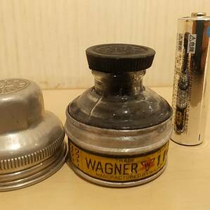 【希少・当時もの】WAGNER INK ワグナーインク ブリューブラック MANUFACTURED BY WAGNER INK 古い古いインク瓶 アンティーク インテリアの画像1