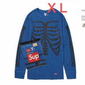 supreme Thermal Crew Hanes Bones ヘインズ 長袖