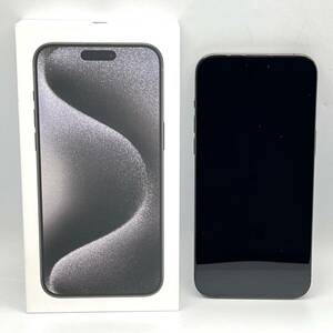 i1244KI【2024年2月購入品】Apple iPhone 15 Pro Max 256GB ブラックチタニウム 国内版SIMフリー MU6P3J/A