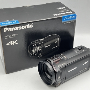 i1345KI パナソニック デジタル 4K ビデオカメラ VX985M 64GB あとから補正 ブラック HC-VX985M-K 2017年製の画像1
