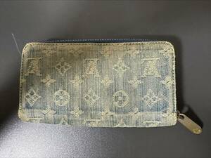 LOUIS VUITTON　ルイヴィトン　ジッピーウォレット　デニム　　財布　