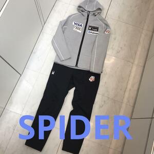 ★美品★SPIDER　スパイダー　セットアップ　スキーウエア　パーカー　ボトム