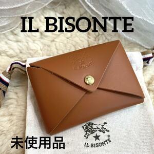 ☆未使用品☆IL BISONTE カードケース コインケース レザー