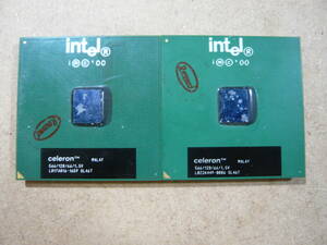 送料無料◆Intel Celeron 566MHz Coppermine FSB66 SL46T ２個セット 作動品