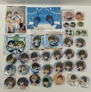 まとめ売りfree! ハイスピード 岩鳶中 京アニショップ 推し ミニ 缶バッジ Dive to the Future 夏也 七瀬遙 橘真琴 アクリルキーホルダー