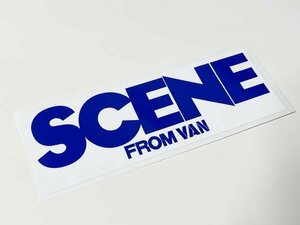 SCENE blue character sticker / VAN Showa era at that time 