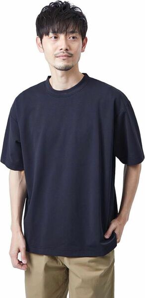 Sサイズ　Tシャツ ワイドフィット クルーネック ハーフスリーブ Tシャツ メンズ 半袖