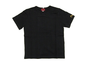 #Bk44 未着用品 EVISU エビス M位 デッドストック品 黒 ブラック 38 黒タグ 半袖 Tシャツ エヴィス 