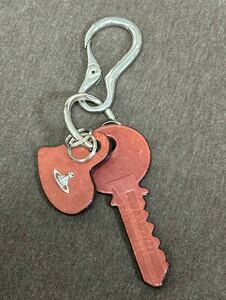 NO247* Vivienne Westwood original leather key charm 