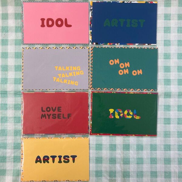 未開封【BTS IDOL CARD 01〜07VER.】