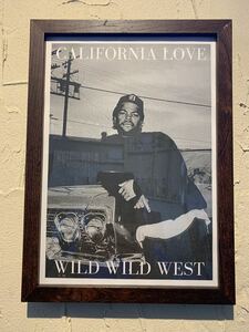 ICE CUBE NWA B5 ポスター 額付 送料込 California ギャングスタ