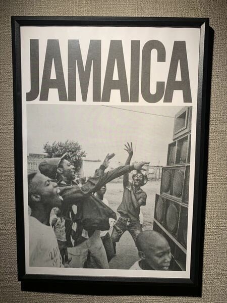 JAMAICA ジャマイカ 90s ダンスホール A4 ポスター 額付き ④