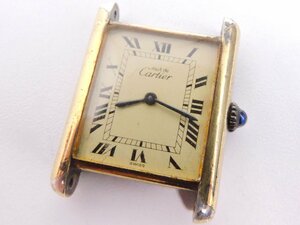 CARTIER カルティエ MUST TANK マストタンクLM 手巻 Cal.78-1 (ETA Cal.2512-1) 腕時計 シルバー925 不動品